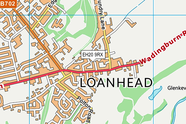 EH20 9RX map - OS VectorMap District (Ordnance Survey) EH20 9RX map - OS VectorMap District (Ordnance Survey)