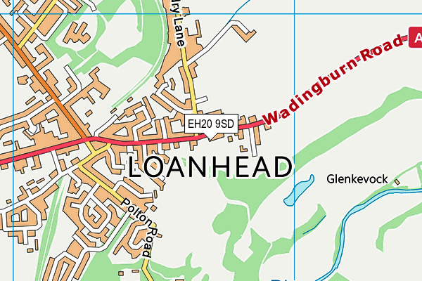 EH20 9SD map - OS VectorMap District (Ordnance Survey) EH20 9SD map - OS VectorMap District (Ordnance Survey)