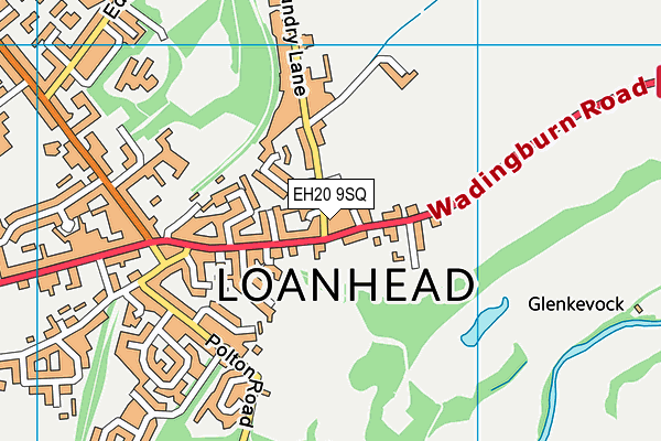EH20 9SQ map - OS VectorMap District (Ordnance Survey) EH20 9SQ map - OS VectorMap District (Ordnance Survey)