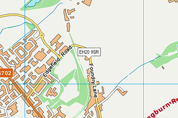 EH20 9SR map - OS VectorMap District (Ordnance Survey) EH20 9SR map - OS VectorMap District (Ordnance Survey)