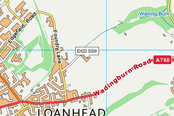 EH20 9SW map - OS VectorMap District (Ordnance Survey) EH20 9SW map - OS VectorMap District (Ordnance Survey)