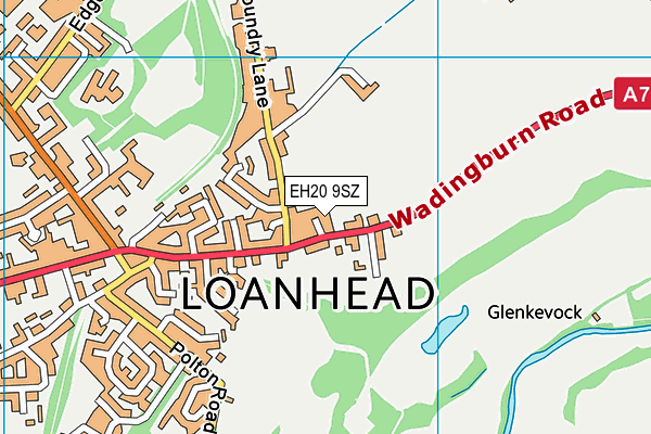 EH20 9SZ map - OS VectorMap District (Ordnance Survey) EH20 9SZ map - OS VectorMap District (Ordnance Survey)