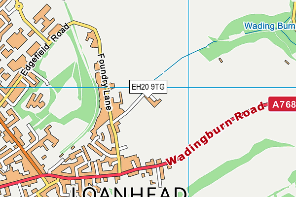 EH20 9TG map - OS VectorMap District (Ordnance Survey) EH20 9TG map - OS VectorMap District (Ordnance Survey)