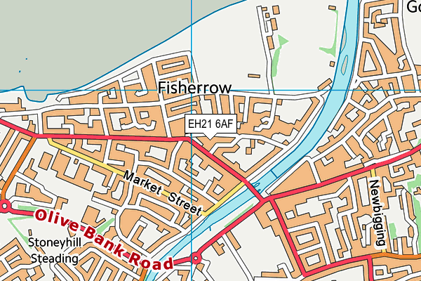 EH21 6AF map - OS VectorMap District (Ordnance Survey) EH21 6AF map - OS VectorMap District (Ordnance Survey)