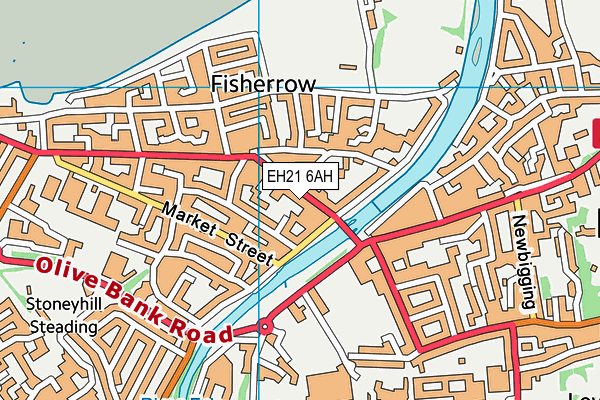EH21 6AH map - OS VectorMap District (Ordnance Survey) EH21 6AH map - OS VectorMap District (Ordnance Survey)