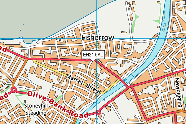 EH21 6AL map - OS VectorMap District (Ordnance Survey) EH21 6AL map - OS VectorMap District (Ordnance Survey)