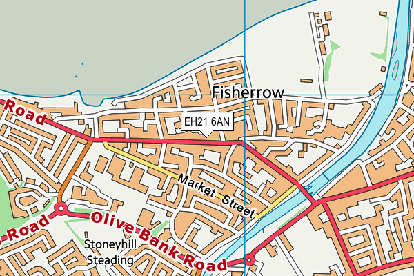 EH21 6AN map - OS VectorMap District (Ordnance Survey) EH21 6AN map - OS VectorMap District (Ordnance Survey)