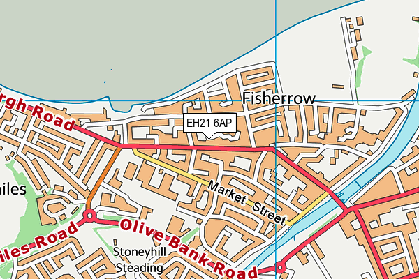 EH21 6AP map - OS VectorMap District (Ordnance Survey) EH21 6AP map - OS VectorMap District (Ordnance Survey)