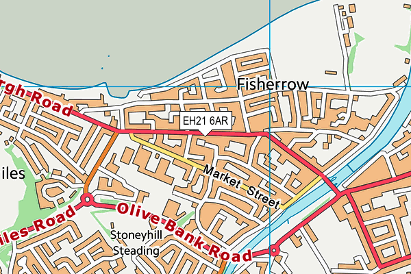 EH21 6AR map - OS VectorMap District (Ordnance Survey) EH21 6AR map - OS VectorMap District (Ordnance Survey)