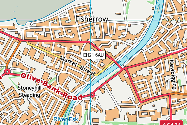 EH21 6AU map - OS VectorMap District (Ordnance Survey) EH21 6AU map - OS VectorMap District (Ordnance Survey)