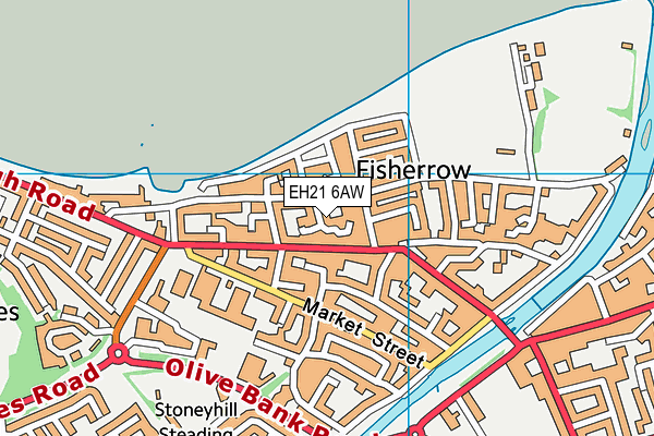 EH21 6AW map - OS VectorMap District (Ordnance Survey) EH21 6AW map - OS VectorMap District (Ordnance Survey)