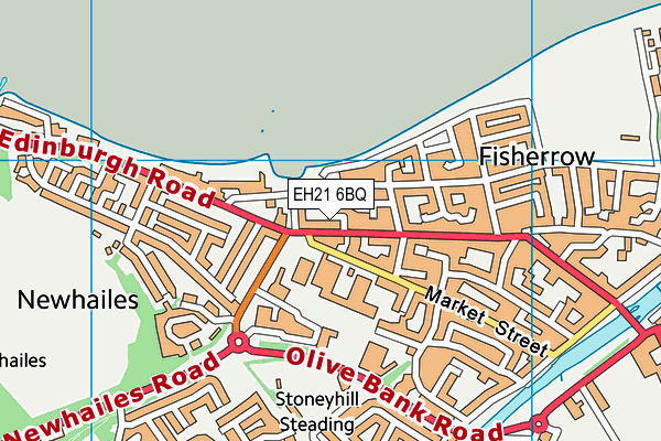 EH21 6BQ map - OS VectorMap District (Ordnance Survey) EH21 6BQ map - OS VectorMap District (Ordnance Survey)