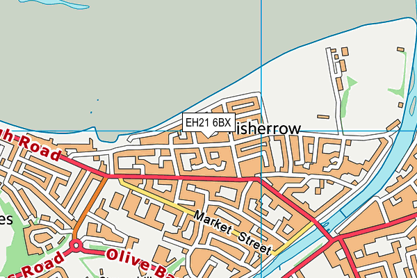 EH21 6BX map - OS VectorMap District (Ordnance Survey) EH21 6BX map - OS VectorMap District (Ordnance Survey)