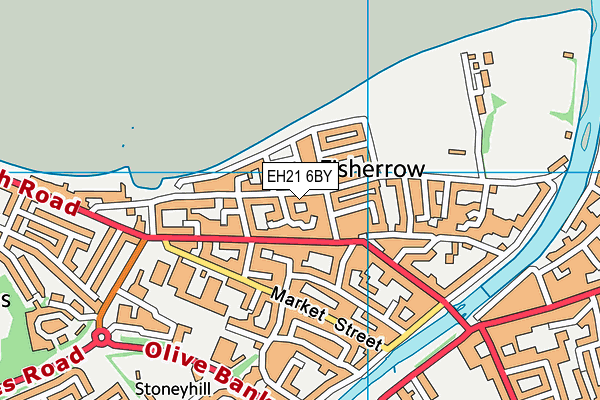 EH21 6BY map - OS VectorMap District (Ordnance Survey) EH21 6BY map - OS VectorMap District (Ordnance Survey)