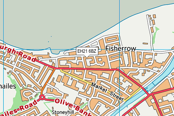 EH21 6BZ map - OS VectorMap District (Ordnance Survey) EH21 6BZ map - OS VectorMap District (Ordnance Survey)