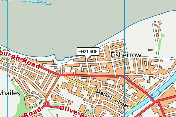 EH21 6DF map - OS VectorMap District (Ordnance Survey) EH21 6DF map - OS VectorMap District (Ordnance Survey)