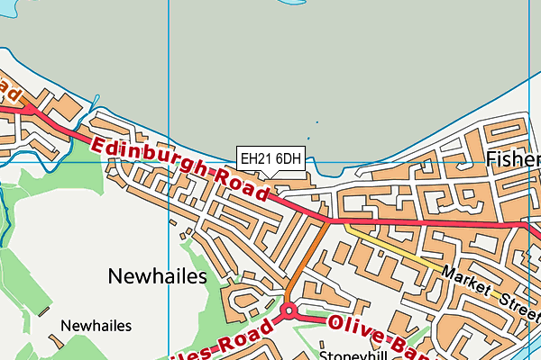EH21 6DH map - OS VectorMap District (Ordnance Survey) EH21 6DH map - OS VectorMap District (Ordnance Survey)