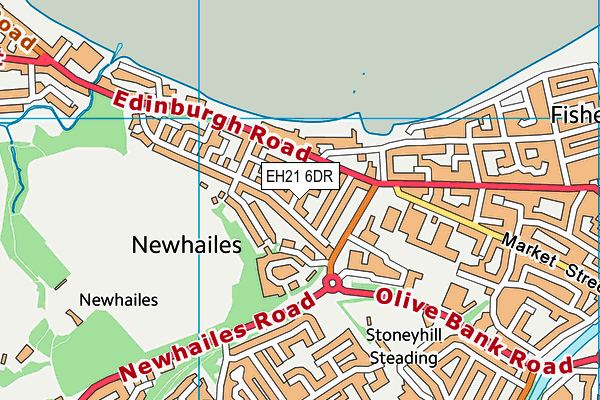 EH21 6DR map - OS VectorMap District (Ordnance Survey) EH21 6DR map - OS VectorMap District (Ordnance Survey)