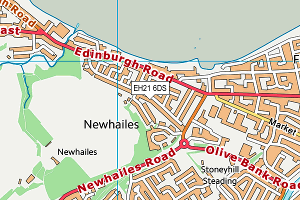 EH21 6DS map - OS VectorMap District (Ordnance Survey) EH21 6DS map - OS VectorMap District (Ordnance Survey)