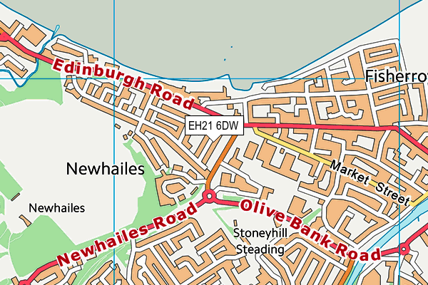 EH21 6DW map - OS VectorMap District (Ordnance Survey) EH21 6DW map - OS VectorMap District (Ordnance Survey)