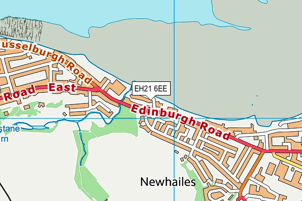 EH21 6EE map - OS VectorMap District (Ordnance Survey) EH21 6EE map - OS VectorMap District (Ordnance Survey)
