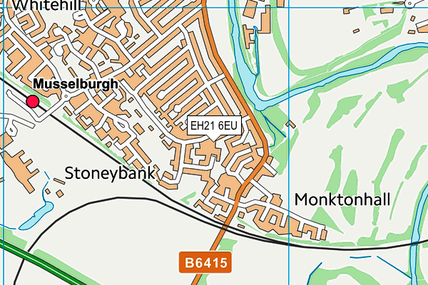 EH21 6EU map - OS VectorMap District (Ordnance Survey) EH21 6EU map - OS VectorMap District (Ordnance Survey)