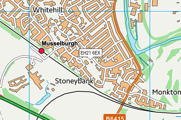 EH21 6EX map - OS VectorMap District (Ordnance Survey) EH21 6EX map - OS VectorMap District (Ordnance Survey)