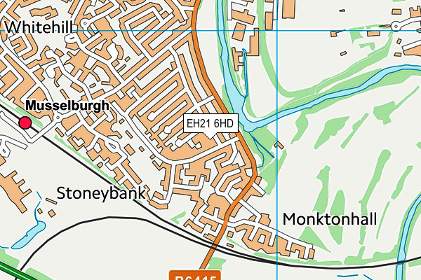 EH21 6HD map - OS VectorMap District (Ordnance Survey) EH21 6HD map - OS VectorMap District (Ordnance Survey)