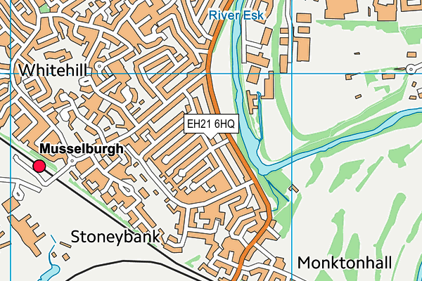 EH21 6HQ map - OS VectorMap District (Ordnance Survey) EH21 6HQ map - OS VectorMap District (Ordnance Survey)