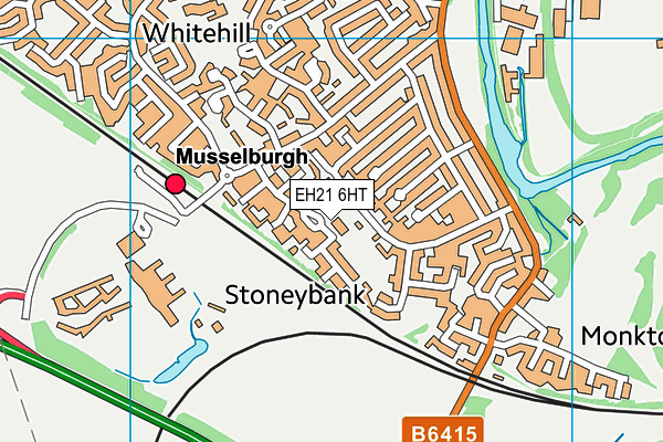 EH21 6HT map - OS VectorMap District (Ordnance Survey) EH21 6HT map - OS VectorMap District (Ordnance Survey)