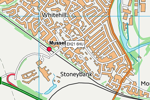 EH21 6HU map - OS VectorMap District (Ordnance Survey) EH21 6HU map - OS VectorMap District (Ordnance Survey)