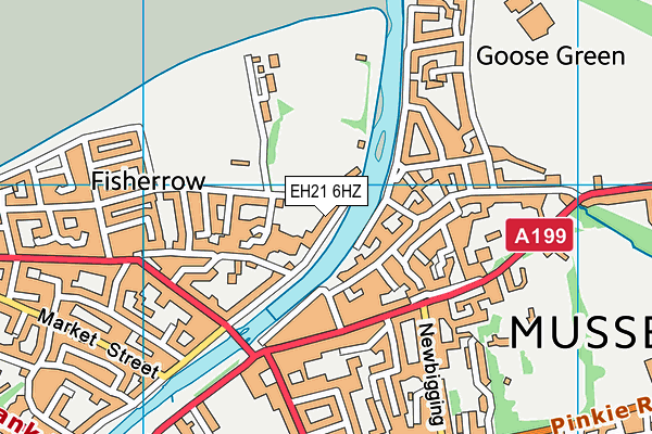 EH21 6HZ map - OS VectorMap District (Ordnance Survey) EH21 6HZ map - OS VectorMap District (Ordnance Survey)