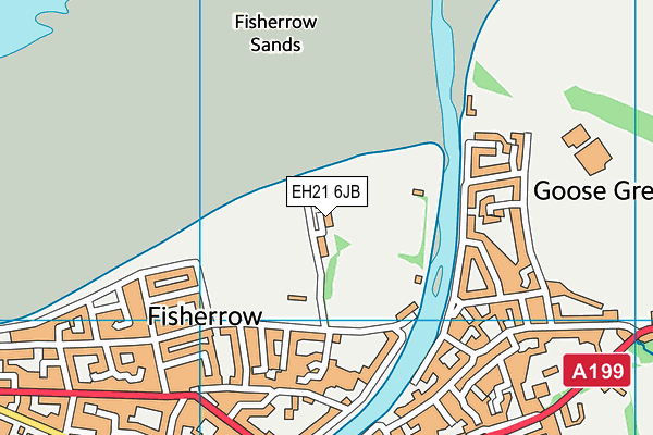EH21 6JB map - OS VectorMap District (Ordnance Survey) EH21 6JB map - OS VectorMap District (Ordnance Survey)