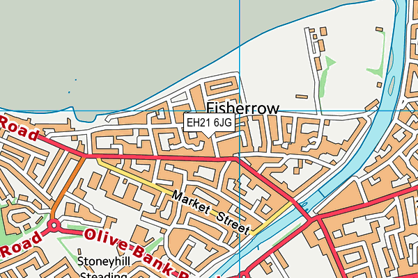 EH21 6JG map - OS VectorMap District (Ordnance Survey) EH21 6JG map - OS VectorMap District (Ordnance Survey)