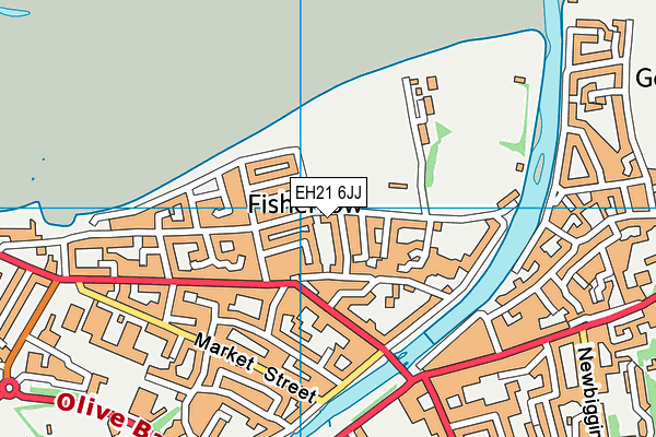 EH21 6JJ map - OS VectorMap District (Ordnance Survey) EH21 6JJ map - OS VectorMap District (Ordnance Survey)