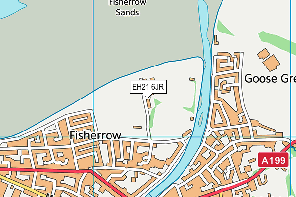 EH21 6JR map - OS VectorMap District (Ordnance Survey) EH21 6JR map - OS VectorMap District (Ordnance Survey)