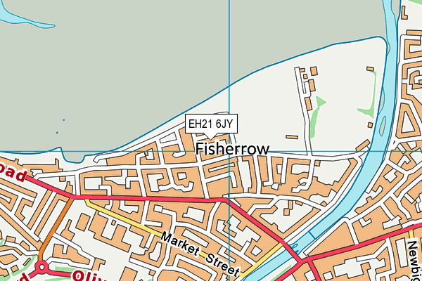 EH21 6JY map - OS VectorMap District (Ordnance Survey) EH21 6JY map - OS VectorMap District (Ordnance Survey)