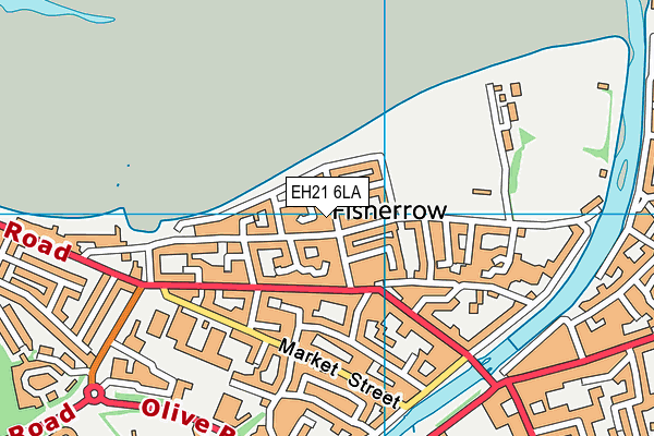 EH21 6LA map - OS VectorMap District (Ordnance Survey) EH21 6LA map - OS VectorMap District (Ordnance Survey)