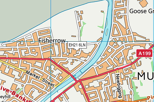 EH21 6LN map - OS VectorMap District (Ordnance Survey) EH21 6LN map - OS VectorMap District (Ordnance Survey)
