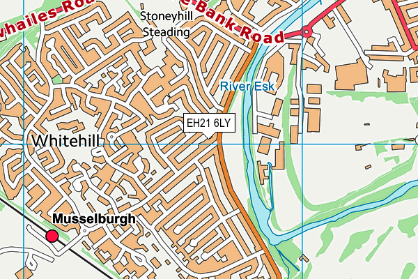 EH21 6LY map - OS VectorMap District (Ordnance Survey) EH21 6LY map - OS VectorMap District (Ordnance Survey)