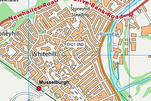 EH21 6ND map - OS VectorMap District (Ordnance Survey) EH21 6ND map - OS VectorMap District (Ordnance Survey)