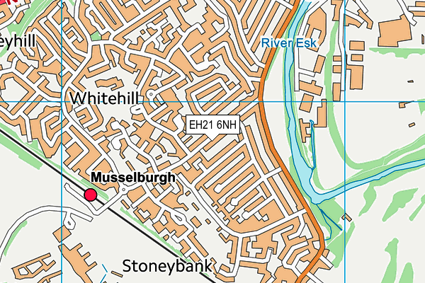 EH21 6NH map - OS VectorMap District (Ordnance Survey) EH21 6NH map - OS VectorMap District (Ordnance Survey)