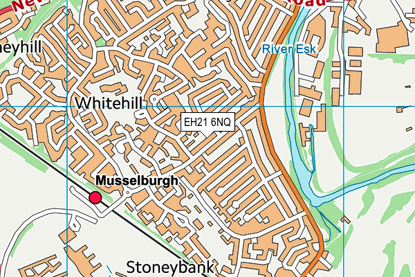 EH21 6NQ map - OS VectorMap District (Ordnance Survey) EH21 6NQ map - OS VectorMap District (Ordnance Survey)