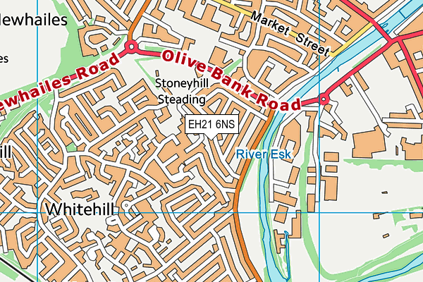 EH21 6NS map - OS VectorMap District (Ordnance Survey) EH21 6NS map - OS VectorMap District (Ordnance Survey)