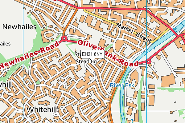 EH21 6NY map - OS VectorMap District (Ordnance Survey) EH21 6NY map - OS VectorMap District (Ordnance Survey)