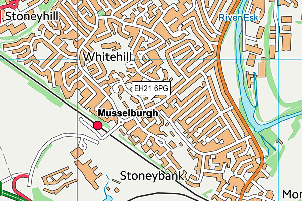 EH21 6PG map - OS VectorMap District (Ordnance Survey) EH21 6PG map - OS VectorMap District (Ordnance Survey)