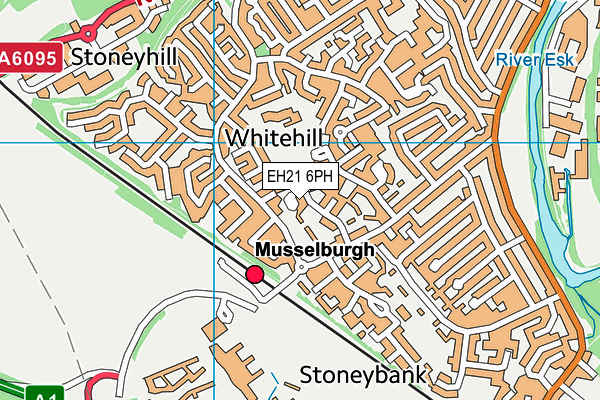 EH21 6PH map - OS VectorMap District (Ordnance Survey) EH21 6PH map - OS VectorMap District (Ordnance Survey)