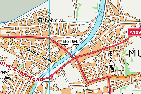 EH21 6PL map - OS VectorMap District (Ordnance Survey) EH21 6PL map - OS VectorMap District (Ordnance Survey)