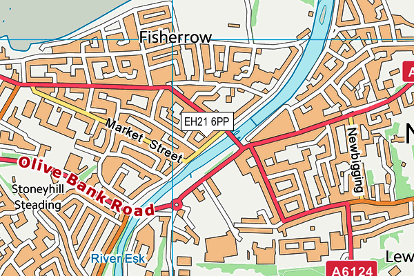 EH21 6PP map - OS VectorMap District (Ordnance Survey) EH21 6PP map - OS VectorMap District (Ordnance Survey)