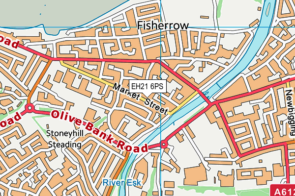 EH21 6PS map - OS VectorMap District (Ordnance Survey) EH21 6PS map - OS VectorMap District (Ordnance Survey)